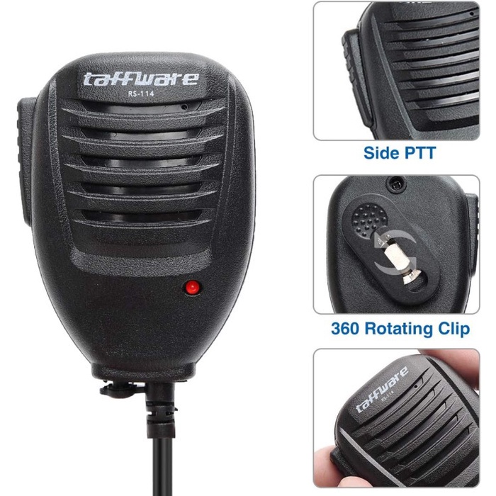 Walkie Talkie Handheld Speaker Mic Shoulder Microphone Untuk HT BaoFeng