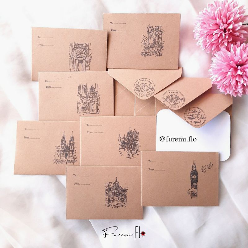 

Amplop Vintage A7 | Amplop Aesthetic | Amplop coklat