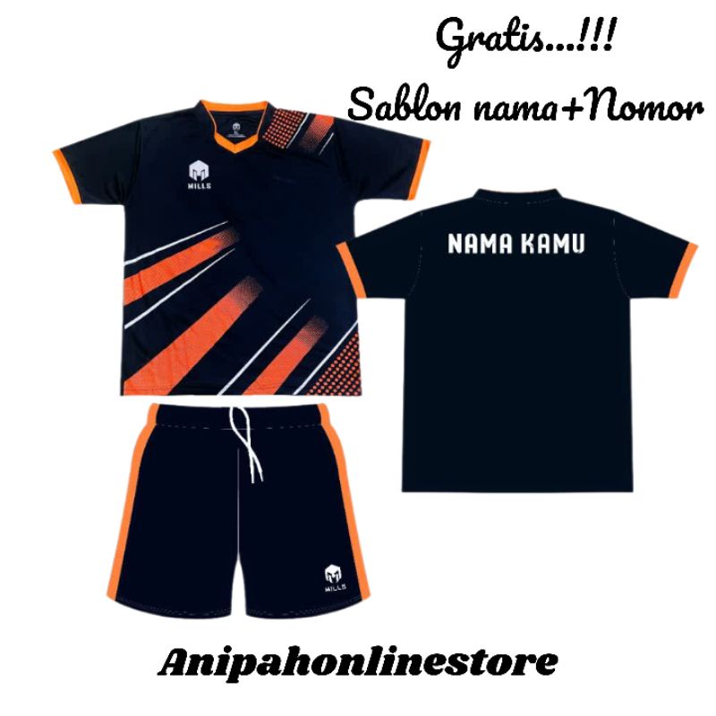 [ free custom nama ] Stelan baju bola anak-anak/ baju futsal anak laki-laki perempuan/ Jersey anak terbaru