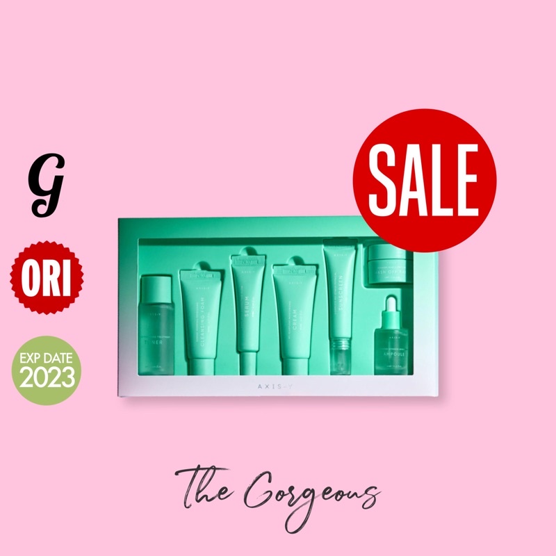 [CUCI GUDANG] AXIS-Y Self Care Set, Daily Purifying Toner, My heartleaf Moisturizing, Complete No-St