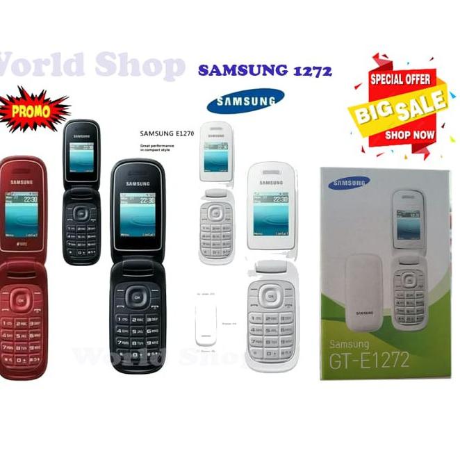 ⇦ HANDPHONE SAMSUNG LIPAT - HP SAMSUNG LIPAT - SAMSUNG E1272 DUAL SIM PALING BAGUS 888 ㄳ