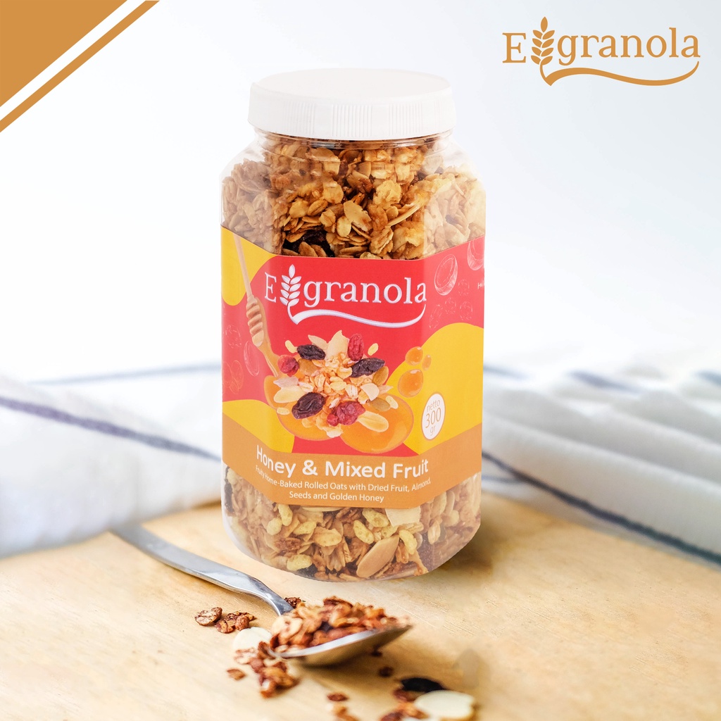 Jual El Granola Mixed Fruit 300 Gr / Healthy Snack / Sereal Shopee Indonesia