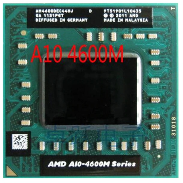 Prosesor Laptop AMD A10-Series A10-4600M 2.3GHz Socket FS1 (FS1r2)