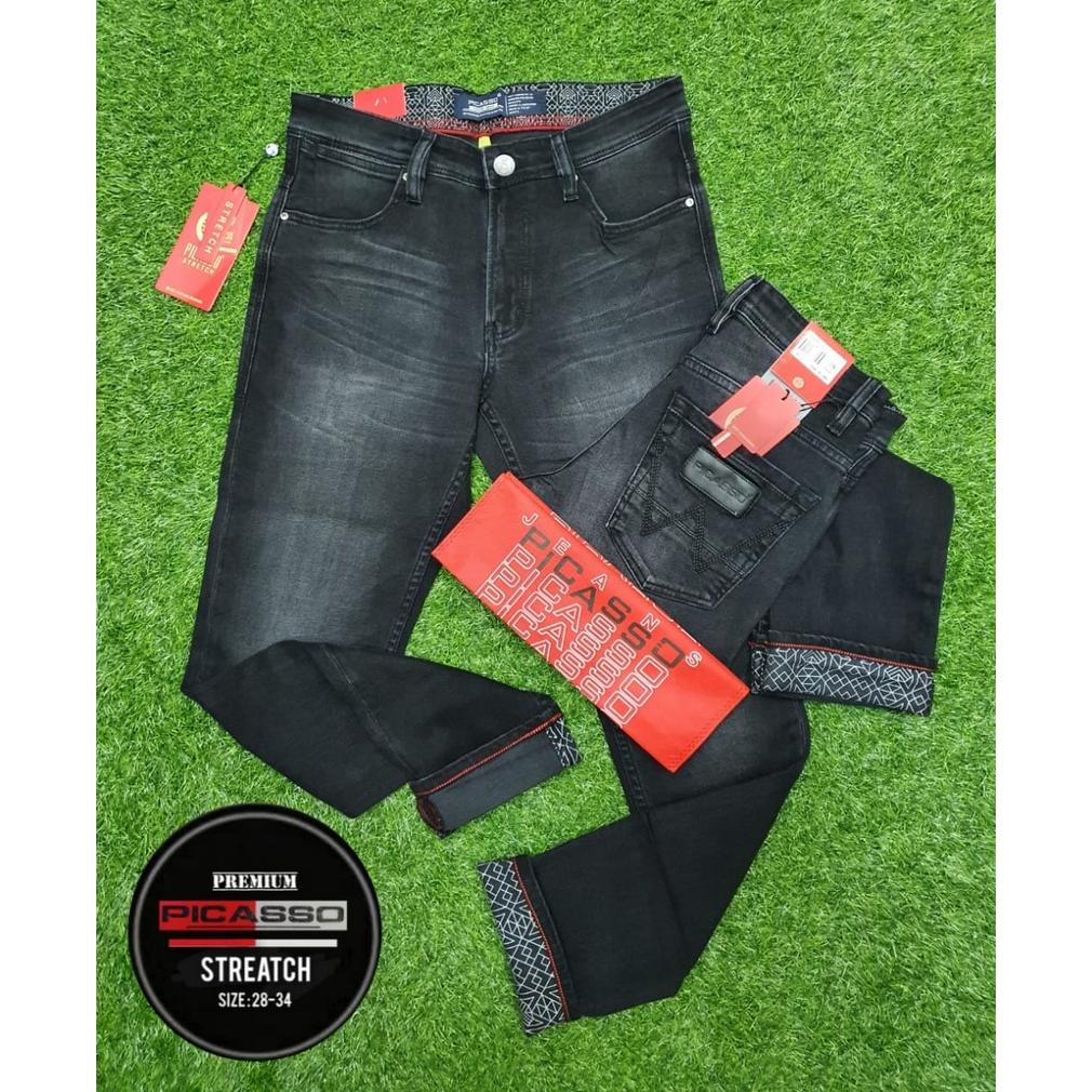 Lariis Celana Jeans Panjang Pria Slim Fit Stretch Picasso Original Jeans Picasso Original Stretch Pi