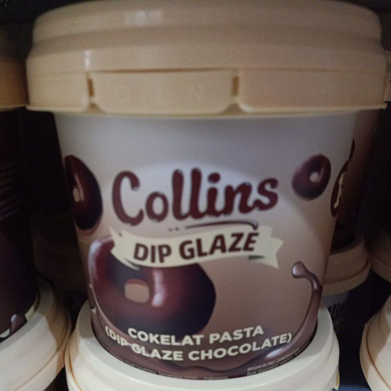 Collins glaze cokelat 1kg