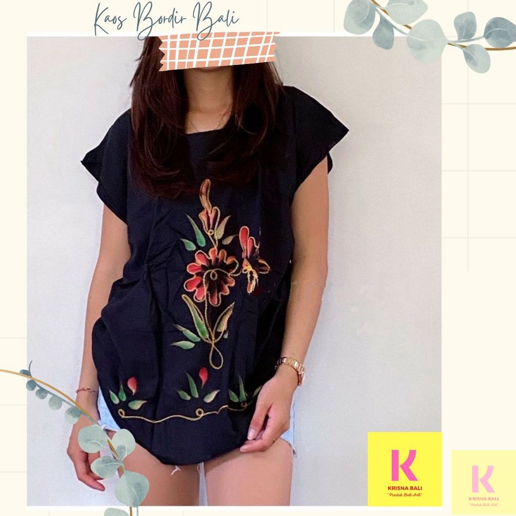 Atasan Wanita Kekinian Bali Bordir / Baju Bali