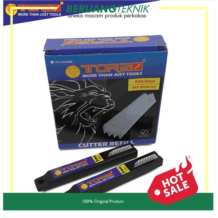 

TORA Pisau Cutter Isi Ulang - Cutter Refill 9mm