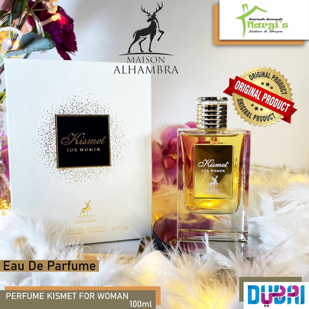 Parfum Asli Arab Original Premium Lattafa/ Maison Alhambra/Dubai/ Kismet For Women /Wanita/Pria/ Uni