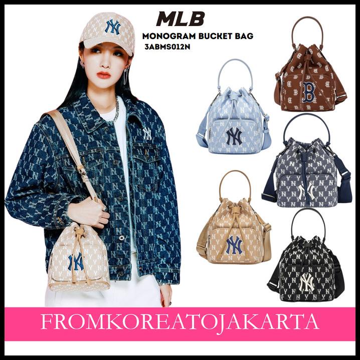 MLB MONOGRAM JACQUARD BUCKET BAG