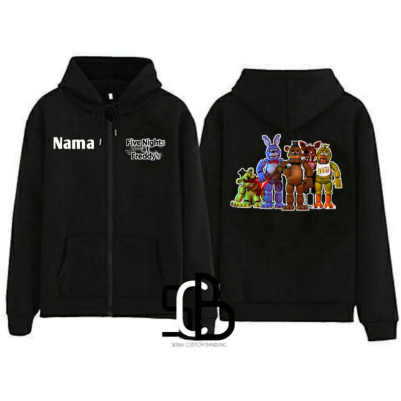 Zipper/Sweater Anak FNAF Five Nighth at Freddy's