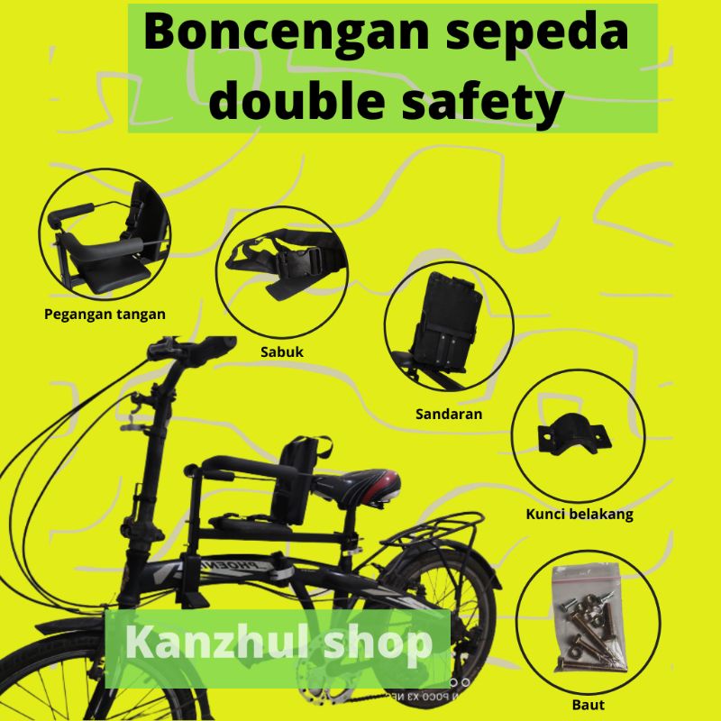 Kursi Boncengan Anak Depan Sepeda Lipat Mtb Gunung Sayur Boncengan Anak Sepeda Lipat Mtb Gunung Sayu