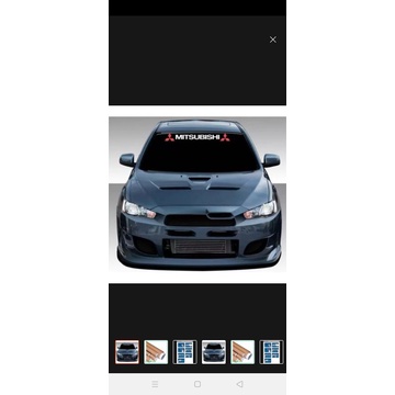 STIKER MOBIL STIKER KACA DEPAN MOBIL MITSUBISHI STICKER CUSTOM