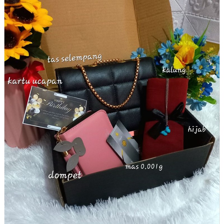 

kado cewek ulang tahun premium minigold lengkap