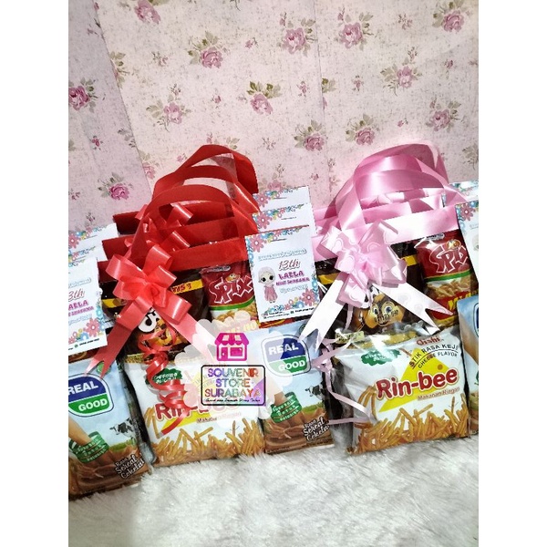 Paket Snack Rinbee || Mini snack hemat || Paket snack murmer || Hampers gocengan