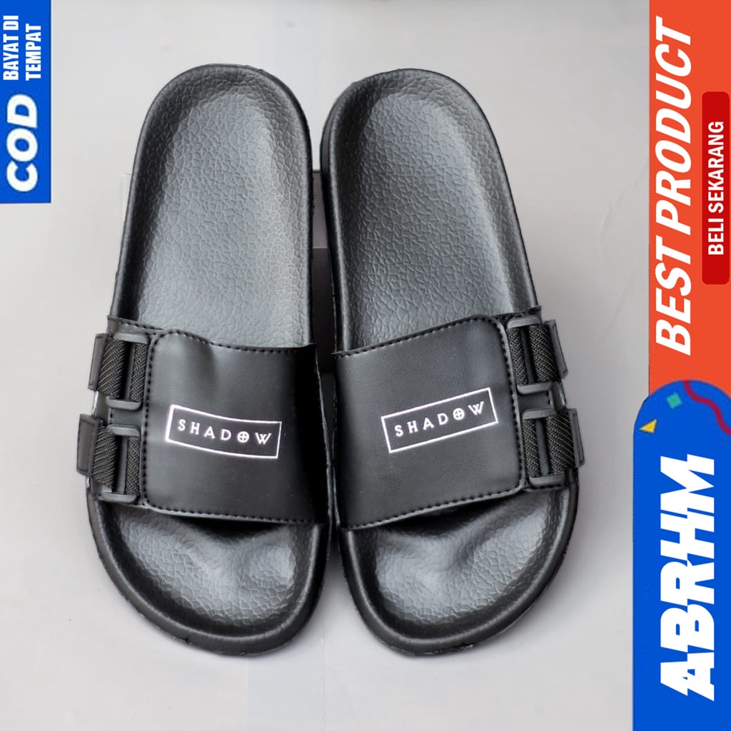 Sandal Slide Pria Sendal Selop Pria Distro Termurah Abrhm VINCENT