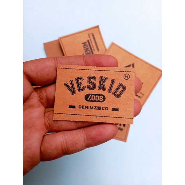 label imitasi laken/label celana chinos