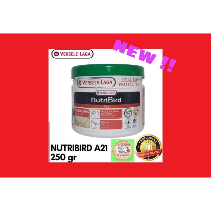 A21 NUTRIBIRD A21 VERSELE LAGA bubur lolohan anak burung murai a 21 MAKANAN ANAK BURUNG pleci lovebird kenari makanan anak burung perkutut kacer nutribird a21 versele-laga