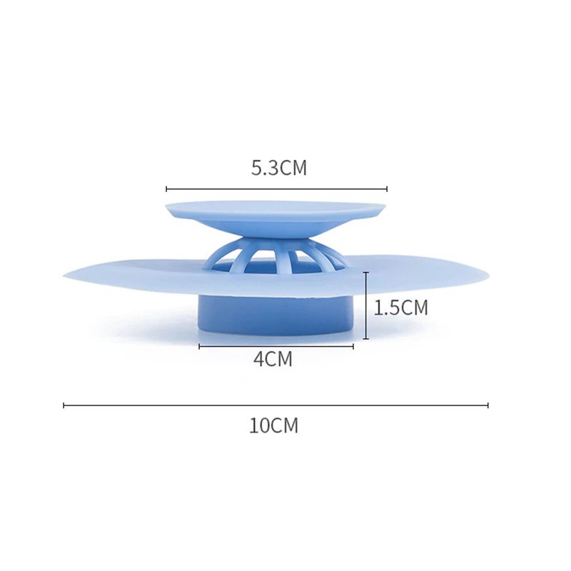 (SerbaSerbi) Silikon Penyaring Kotoran Wastafel / Saringan Penutup Lubang  Kamar Mandi / Saringan Anti Tersumbat Multifungsi