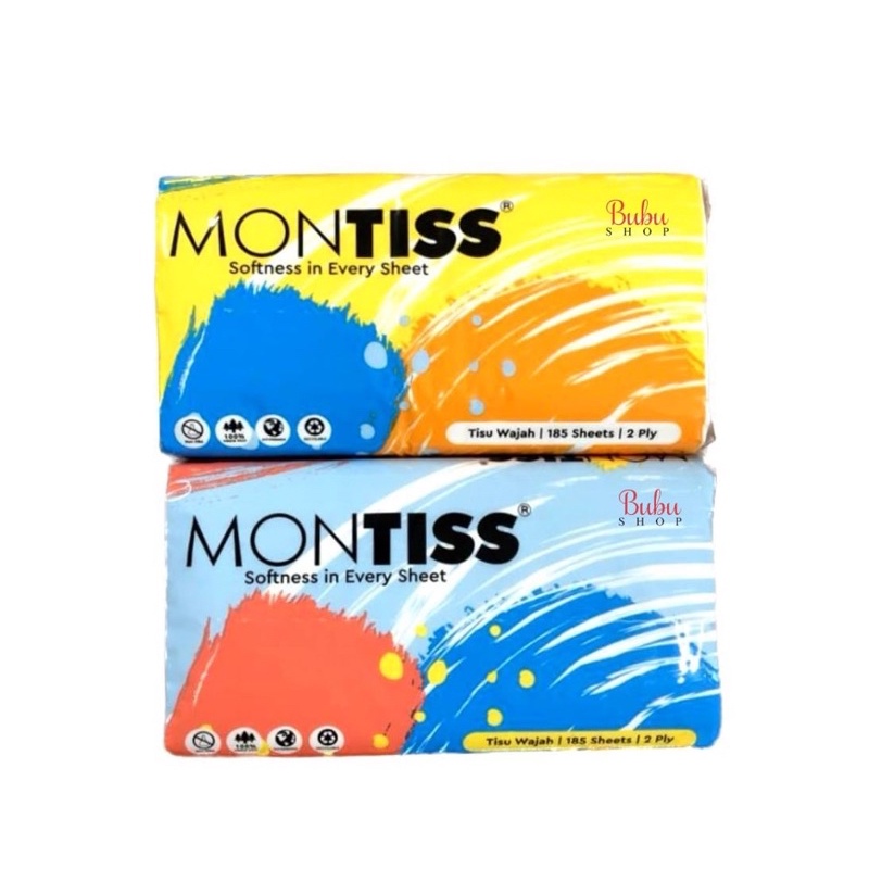 tisu facial montiss 185 sheets 2ply