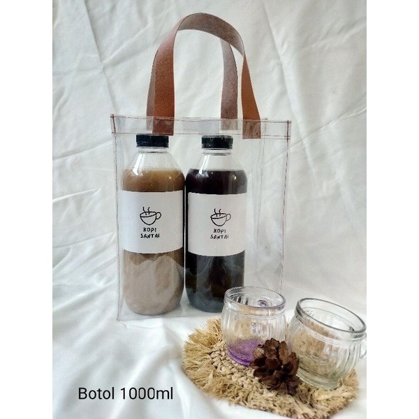 

20x25x10 Pegangan Sintetis / Tanpa Minimal Order / Tempat Toples 600ml / Tas Parcel Muat Toples 600ml