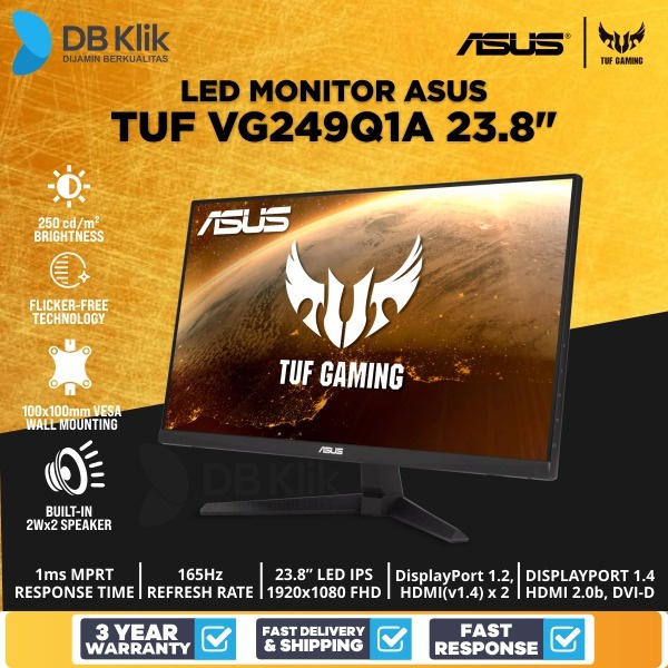 Jual LED Monitor ASUS TUF VG249Q1A 23.8" 165Hz FHD HDMI DP - ASUS ...