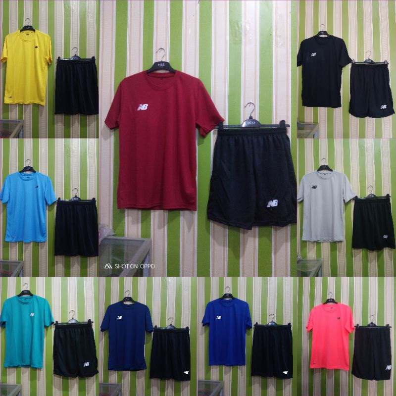Set.NB99 - Baju SETELAN Olahraga Bola Futsal NB - Jersey Olahraga Gym Running New Balance NB