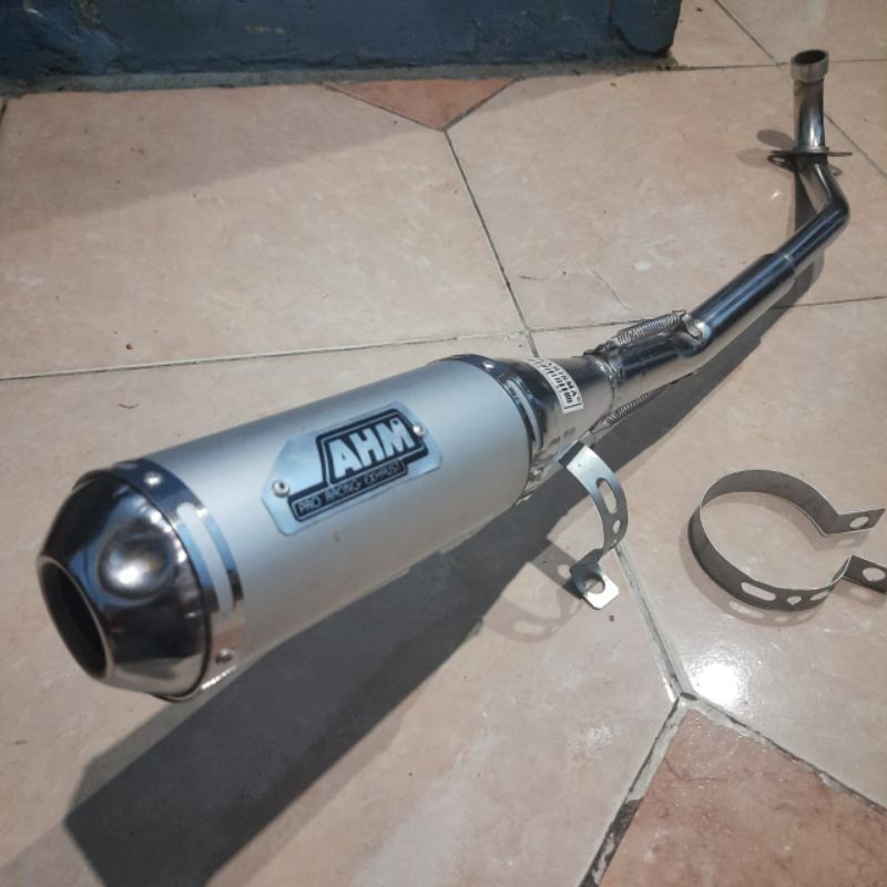 Knalpot racing ahm motor supra x125