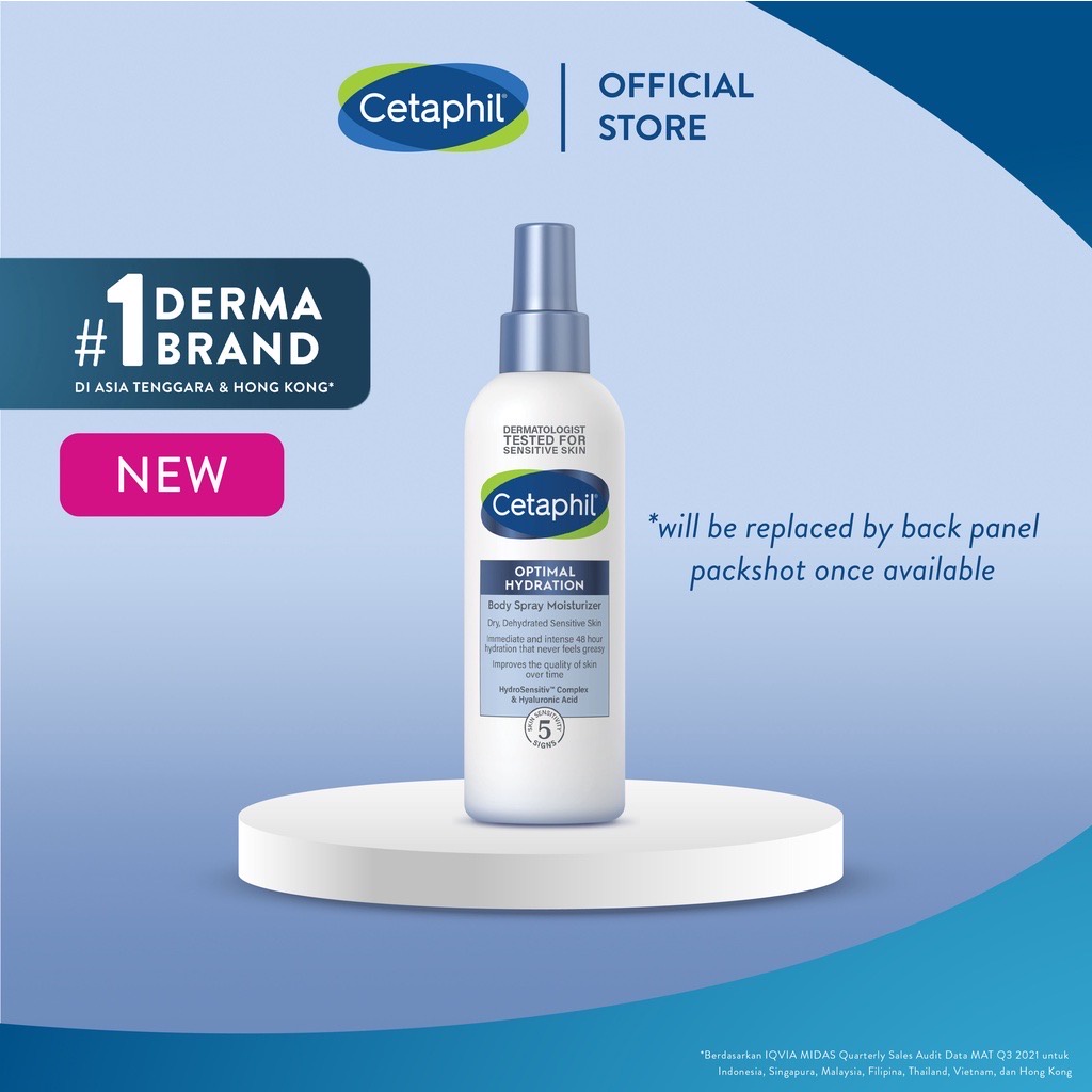 Cetaphil Optimal Hydration Body Spray Moisturizer 207ml 207 ml