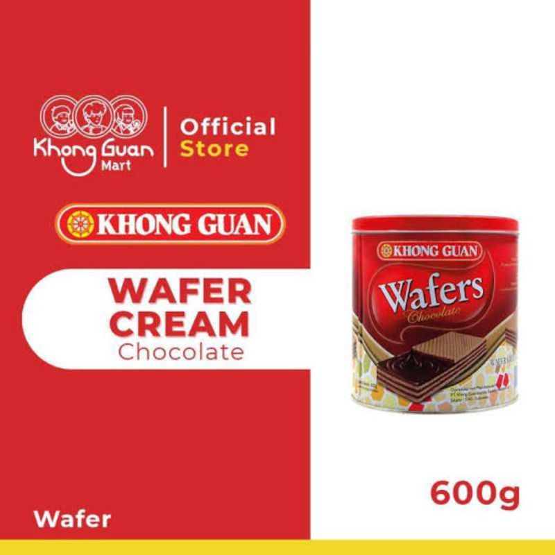 

KHONG GUAN WAFER 600GRAM KHONGGUAN WAFER CREAM COKLAT