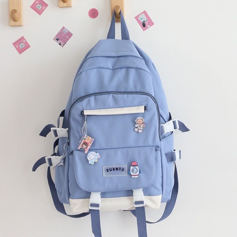 PTM - Tas anak perempuan style Korea - ransel anak sekolah SMP SMA Pastel Colour