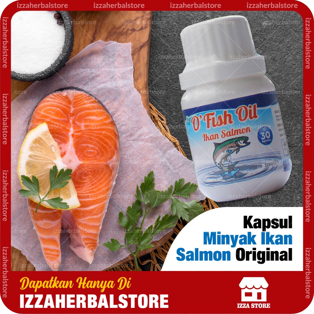 Minyak Ikan Salmon Untuk Anak Dan Dewasa Omega 3 O Fish Oil Asli Original BPOM