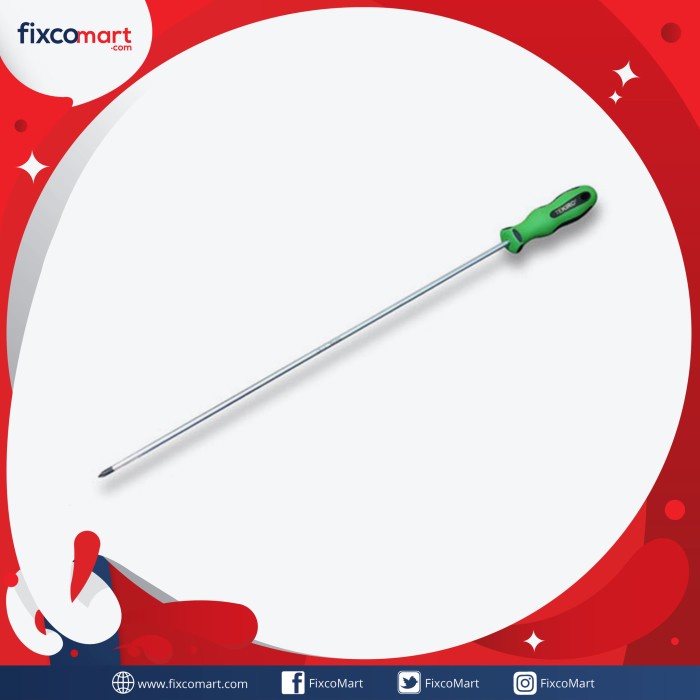 Tekiro Obeng Tpr Panjang / Obeng Plus / Obeng Kembang