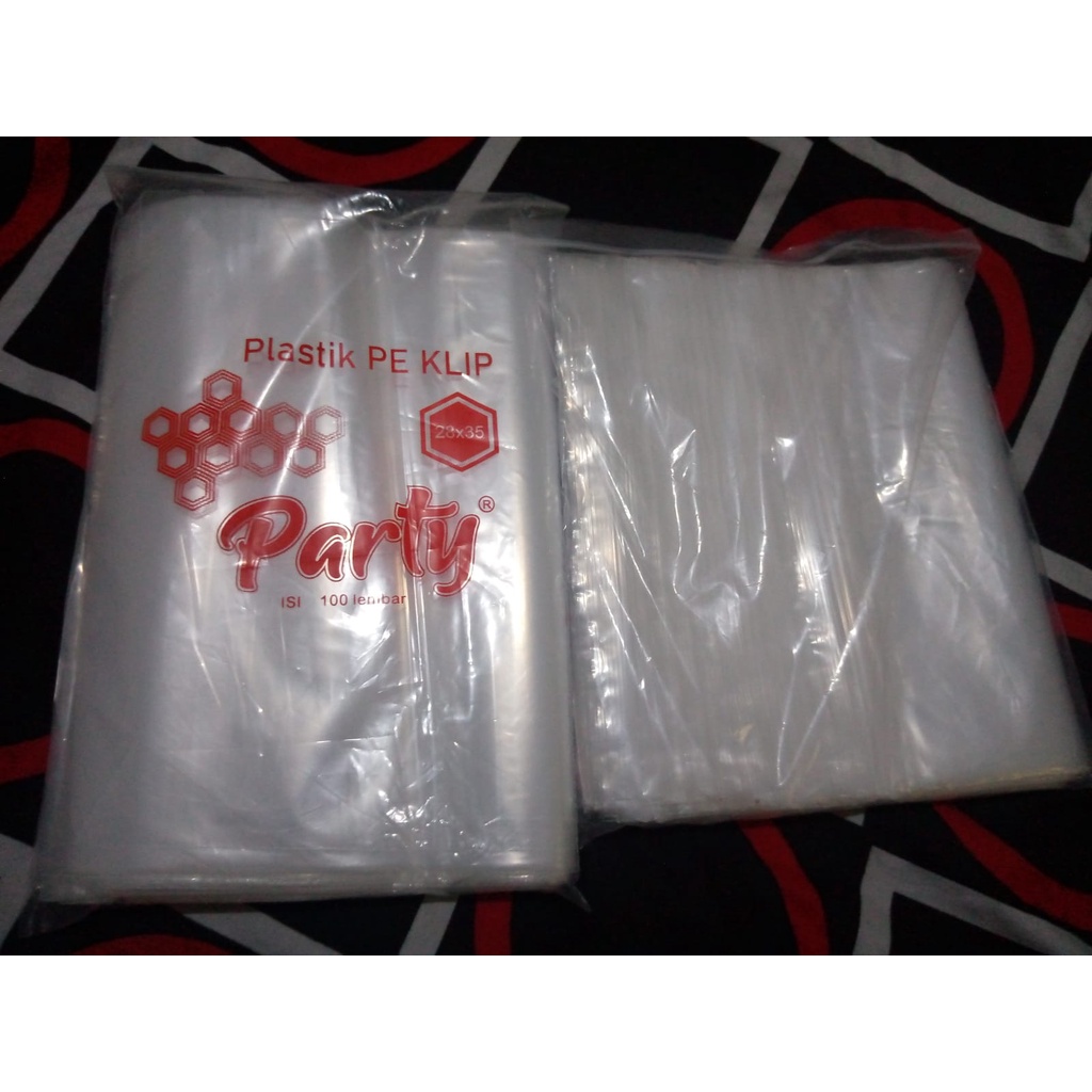 TERMURAH Plastik PE Klip UK28x35x05  Ziplock Bening Transparan