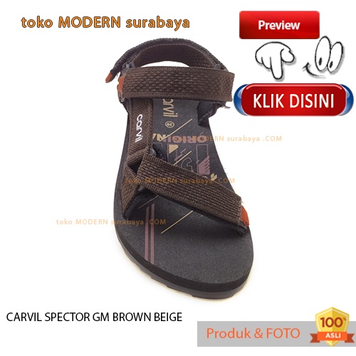 Sandal Pria casual Sandal Gunung slide outdoor CARVIL SPECTOR GM