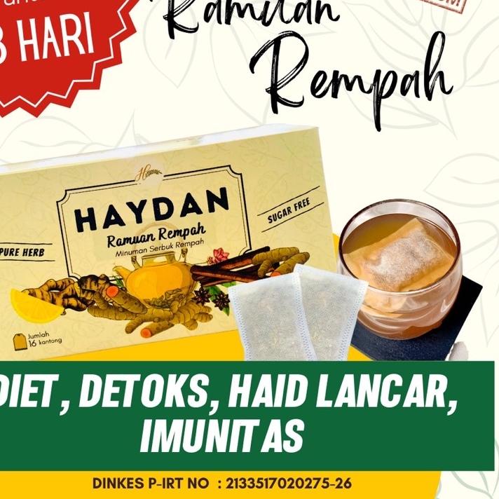 

Termurah | FG2 | Teh Detox | Teh Celup Rempah | JSR | Imunitas | Ramuan Rempah Haydan