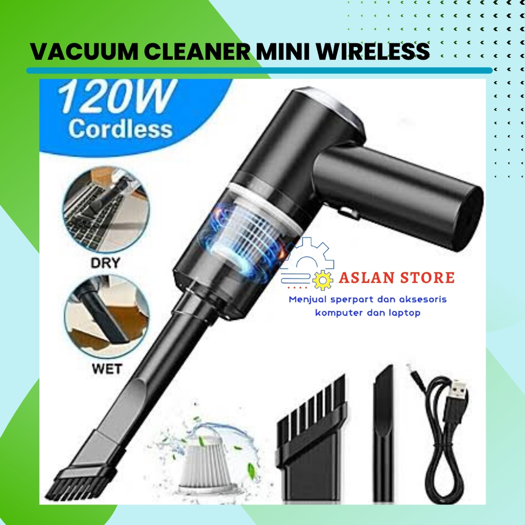 Mini Cordless Vacuum Cleaner Portable Wireless Vacuum pembersih debu keyboard computer mobil