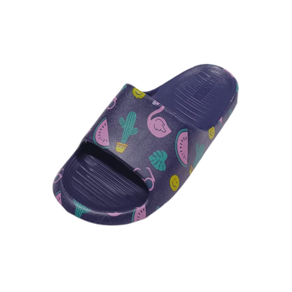 LUOFU ORIGINAL jelly sandal karet empuk murah anak selop sendal cewek murah import E6198E117
