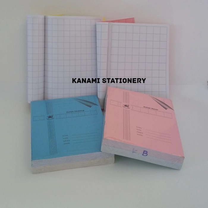 

Bts Buku Tulis Kotak Sedang, Besar Menulis Mandarin Perpack Bintang Obor.