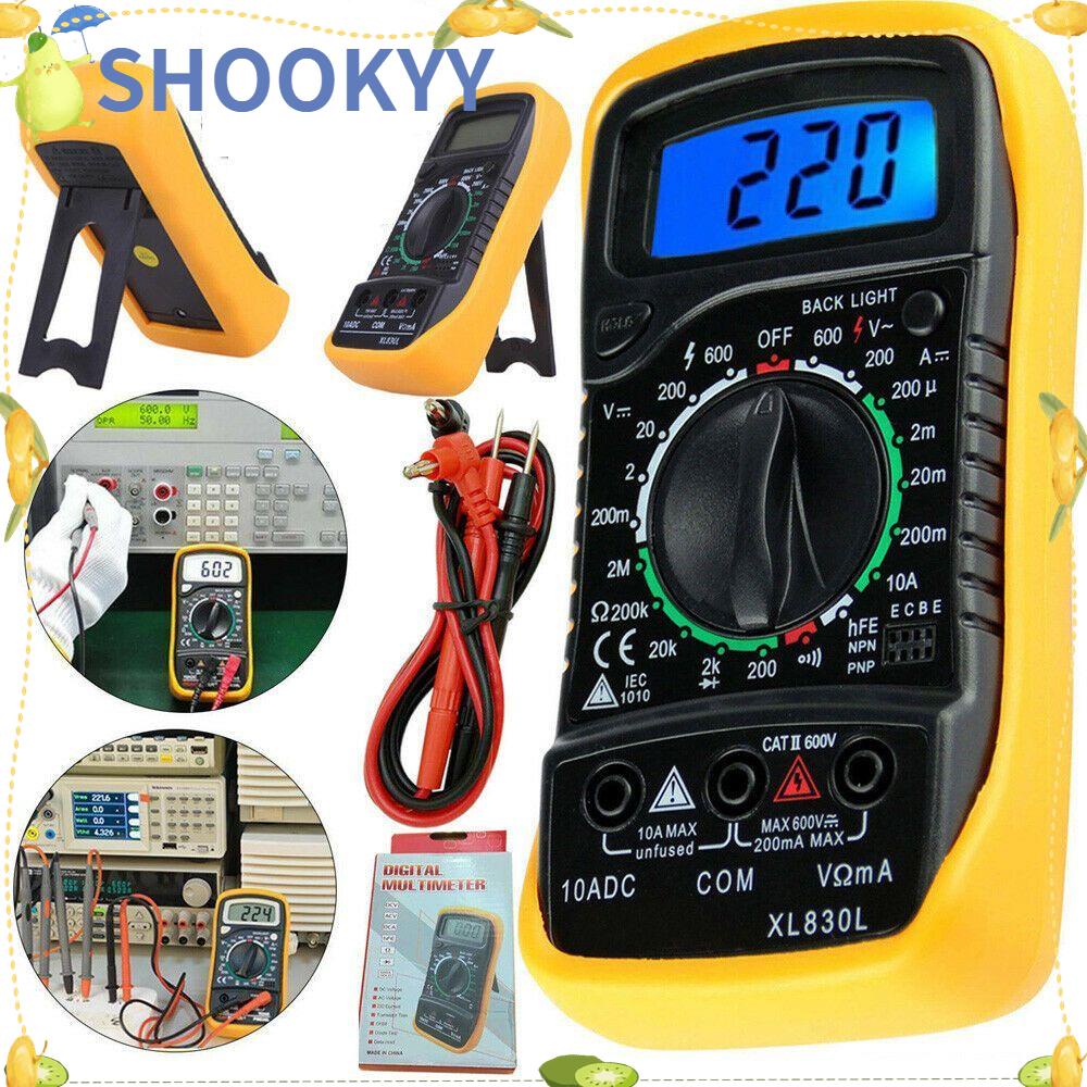 Chookyy LCD Digital Multimeter Baru Panas Dual-slope integration Test Leads Current Circuit Tester Buzzer