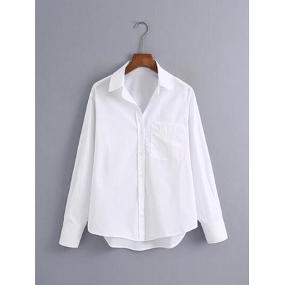 Kemeja Putih Wanita Formal / Pakaian Formal /casual Wanita Hijab