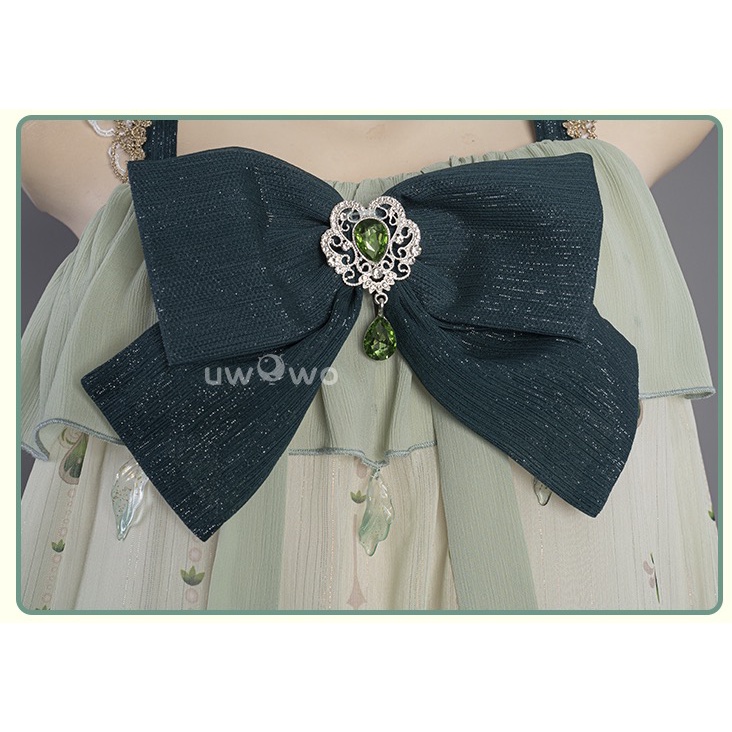 UWOWO Game Genshin Impact Fanart Cosplay Nahida Maid Ver Cosplay Costume Maid Dress Nahida Cosplay Outfits