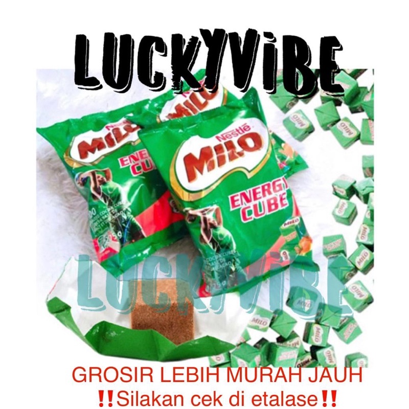 

NESTLE MILO CUBE 100/ MILO CUBE ENERGY 100pcs impor exp terbaru