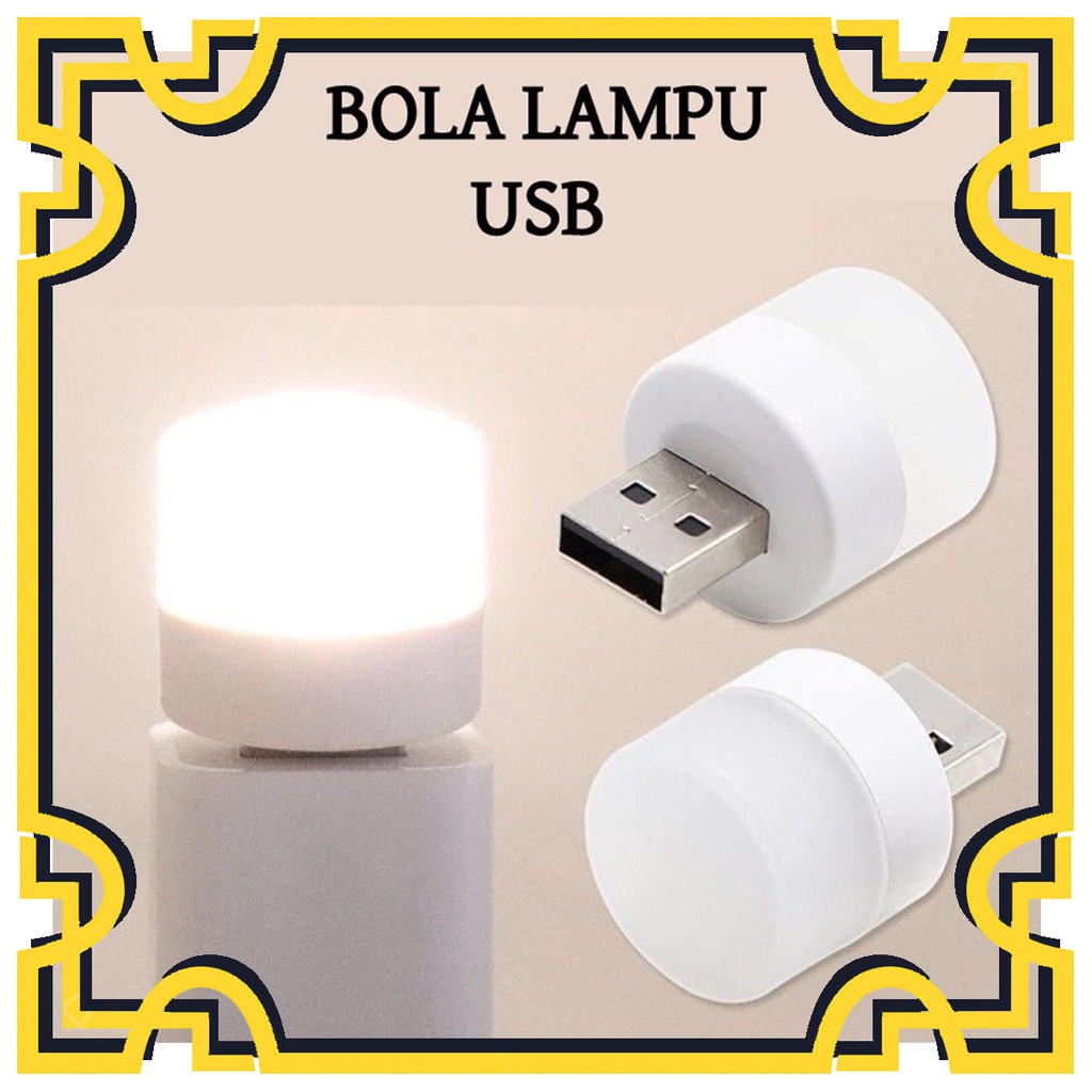 HS LAMPU LED USB MINI / LAMPU MINI LED USB PORTABLE KECIL / LAMPU BACA