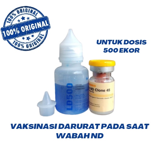 VAKSIN MEDIVAC ND CLONE 45 - 500 dosis pencegahan penyakit aratan