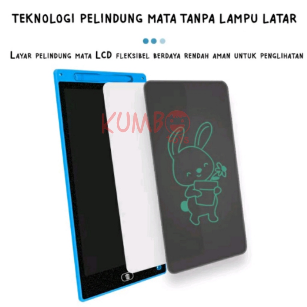 Mainan Edukasi Anak LCD Drawing Pad Writing Tablet 8.5 Inch Papan Tulis Gambar