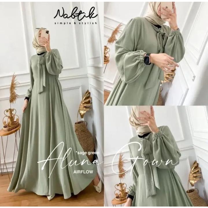 ALUNA GAMIS CRINCLE AIRFLOW LD 110CM