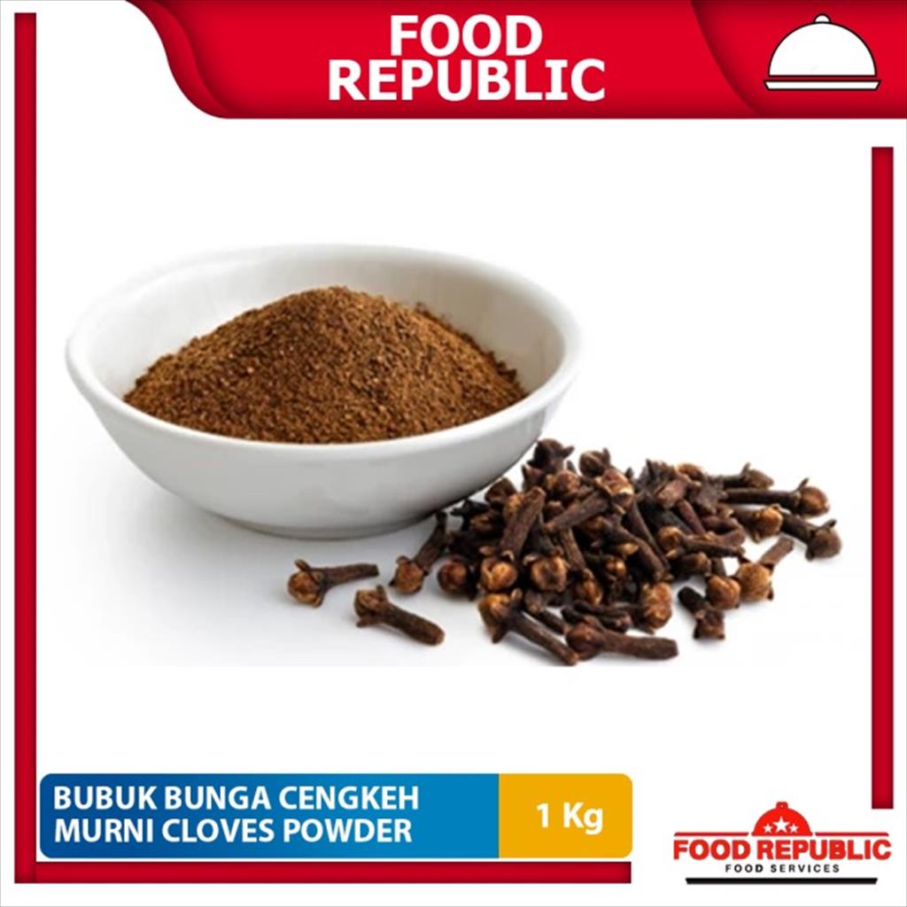 Bubuk Bunga Cengkeh Kering Pure Cloves Powder 1 Kg Cengkih Murni Clove