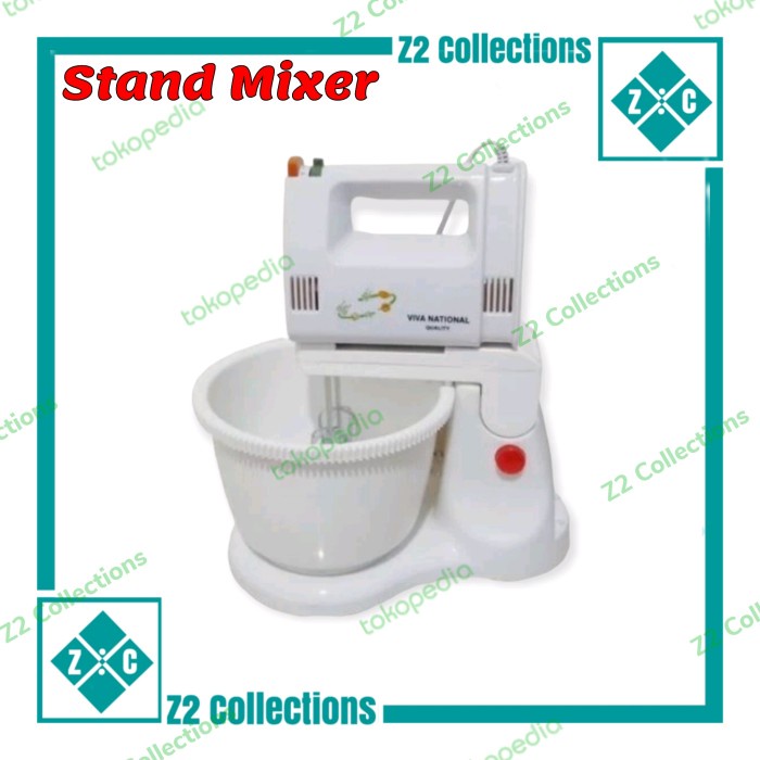 Mixer Mixer Viva Nasional Quality Nv 1506 Stand Mixer Mangkok Berkualitas