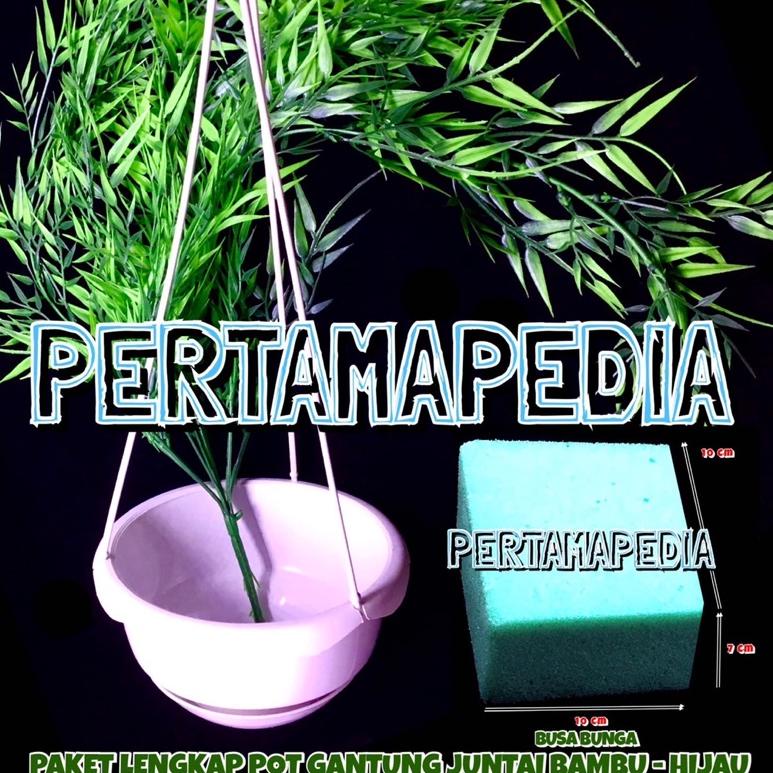 KTA.24Ja23q ▪ JUNTAI BAMBU PLASTIK/ Daun Juntai/ Bunga Juntai/ Bunga Plastik/ Daun Plastik/ Bunga Me