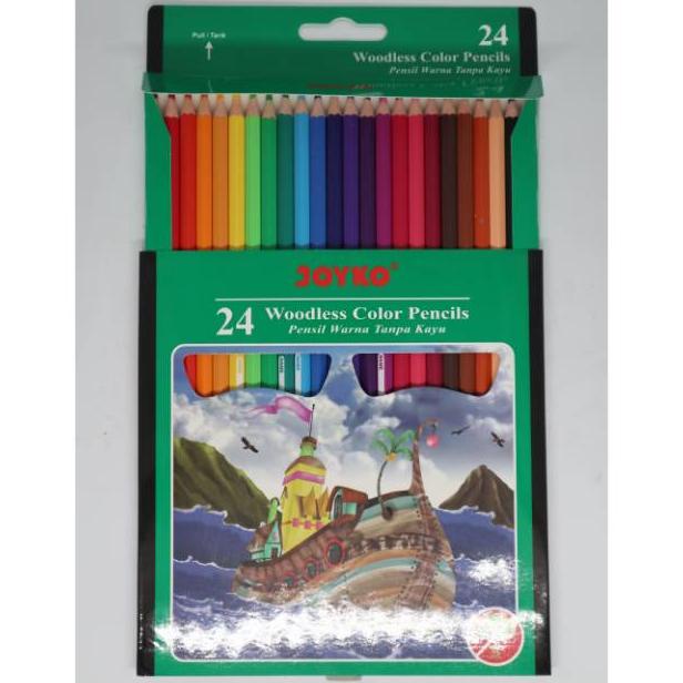 

Terjangkau PENSIL WARNA 24W Joyko CP 104 .,